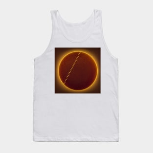 ISS transit across the solar disc, 2021, (C055/6451) Tank Top